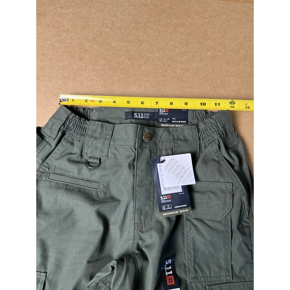 5.11 Tactical Women Regular Cargo Pants Tundra Green Ripstop Utility Size 2 - Picture 5 of 8